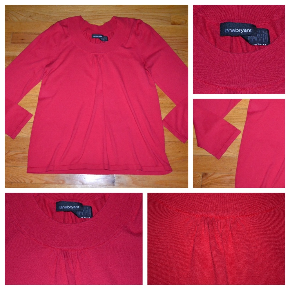 Women’s Lane Bryant long sleeve cotton sweater, size 14/16